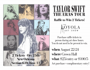 taylor swift raffle details